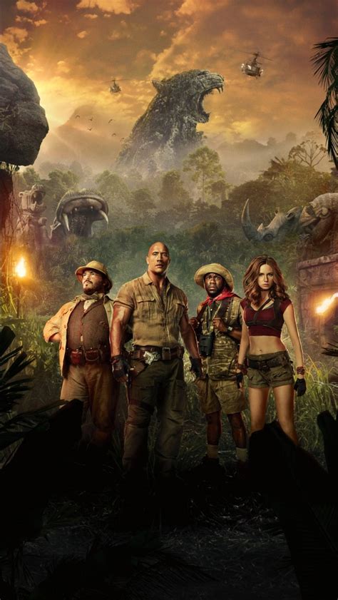 A space adventure (2005) and a direct sequel to jumanji (1995), which was based on the 1981 children's book of the same name by chris van allsburg. Jumanji Welcome to the Jungle 2017 Movie Wallpapers | HD ...