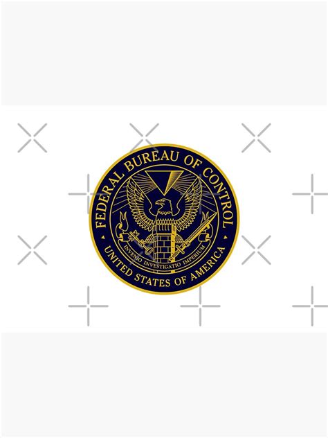 Federal Bureau Of Control Control Game Logo Clean Logo Water