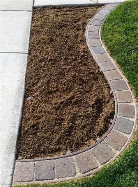 Brick edging on a lawn helps keep edges intact, minimising labour and adding a crisp finish. 21+ Brilliant & Cheap Garden Edging Ideas With Pictures ...