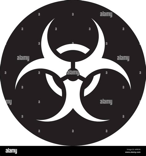 Biohazard Sign Isolated Icon Stock Vector Image And Art Alamy