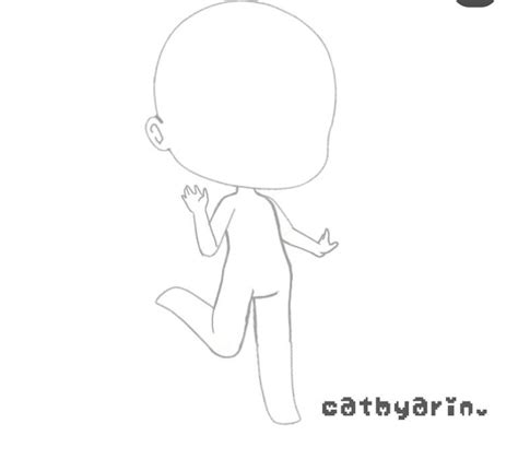 base by cathyarin instagram 💞 desenho de poses base de desenho desenhos de chibi