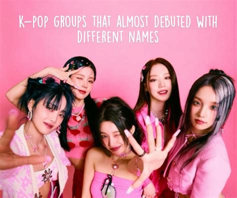 K Pop Groups That Almost Debuted With Different Names G I Dle Pop Group G Idle