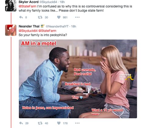 State Farm Interracial Couple Tweet 1 Straight From The A Sfta