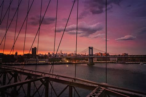 New York City Sunset Photograph By Vivienne Gucwa Fine Art America