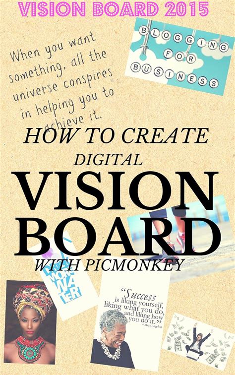 How To Create A Digital Vision Board With Picmonkey Digital Vision