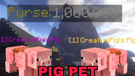 Hypixel Skyblock: The Pig Pet Business - YouTube
