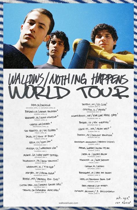 Tour News Alt Rockers Wallows Announce Tour Dates For Their Nothing