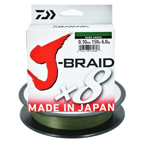 Plecionka japońska Daiwa J Braid X splotowa mm m zielona