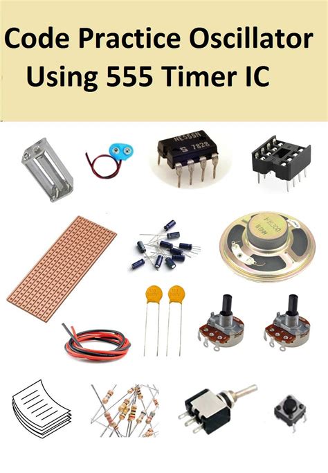 INVENTIONS Morse Code Practice Oscillator Using 555 Timer IC Amazon In