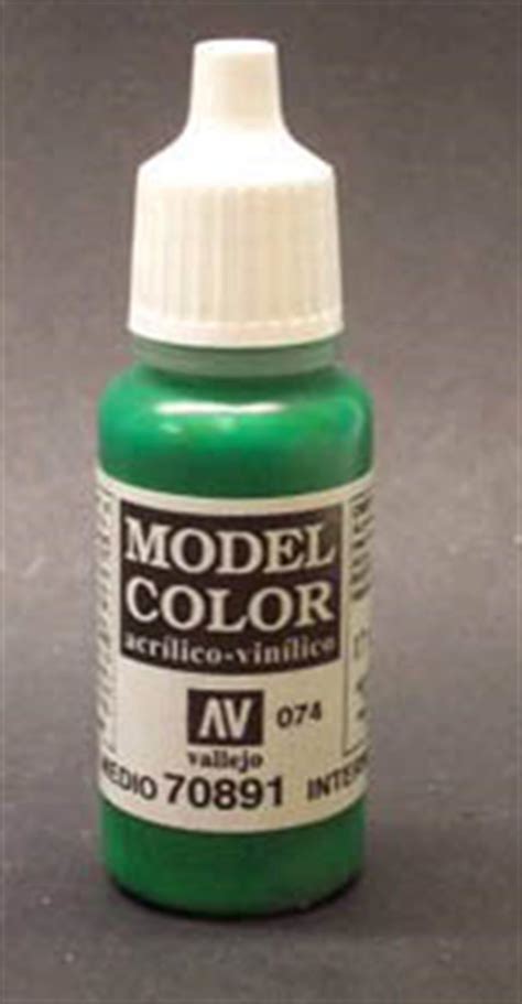 Vallejo 70891 891 Model Color Matt Intermediate Green Acrylic Paint