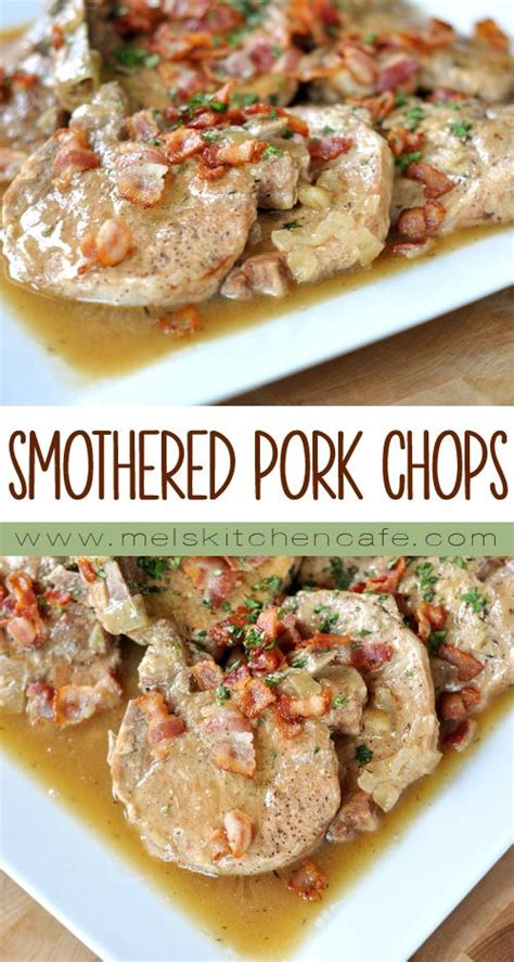 My mom has made this for years. Smothered Pork Chops (Slow Cooker) | Recipe | Pork recipes, Slow cooker recipes, Food recipes