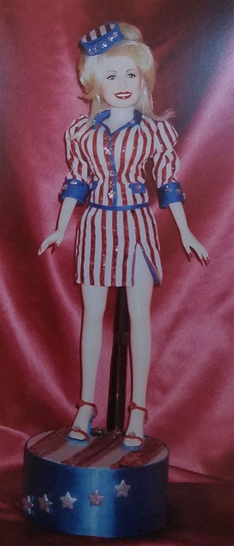 Ooak Custom For God And Country Dolly Parton Doll Created By Jonathan