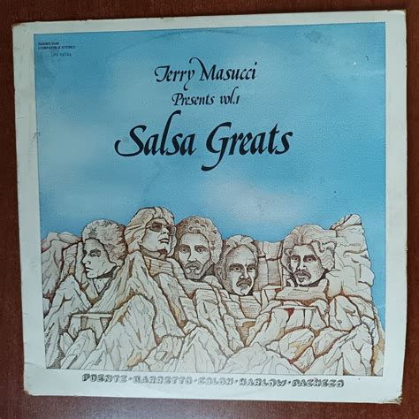 Jerry Masucci Presents Salsa Greats Vol 1 1976 Vinyl Lp Latin Salsa