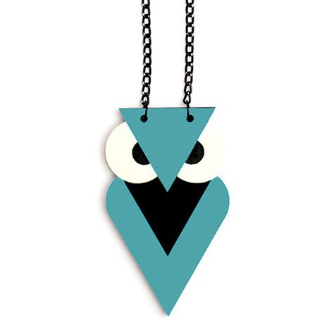 I Liked This Design On Fab Owl Necklace Teal Owl Necklace Turquoise Owl Owl Jewelry