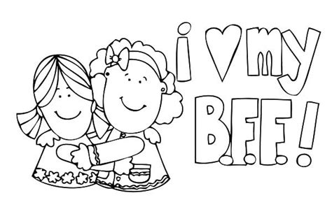 Best friends forever coloring pages. Best Friends Coloring Pages - Best Coloring Pages For Kids