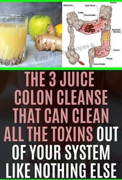 3 Juice Colon Cleanse How Apple Ginger And Lemon Can Flush Pounds Of