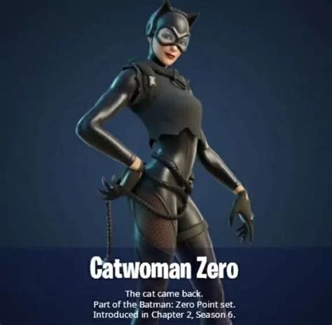 Filtrada Skin De Catwoman En Fortnite X Dc Zero Point Settingsprogamer