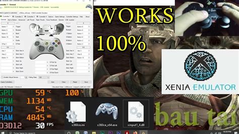 How To Setting Gamepad For Xenia Xbox 360 Emulator Works 100