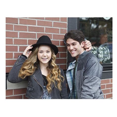 Brec Bassinger With Rahart Adams In The New Nickelodeon Movie Liar Liar Vampire Bella And The