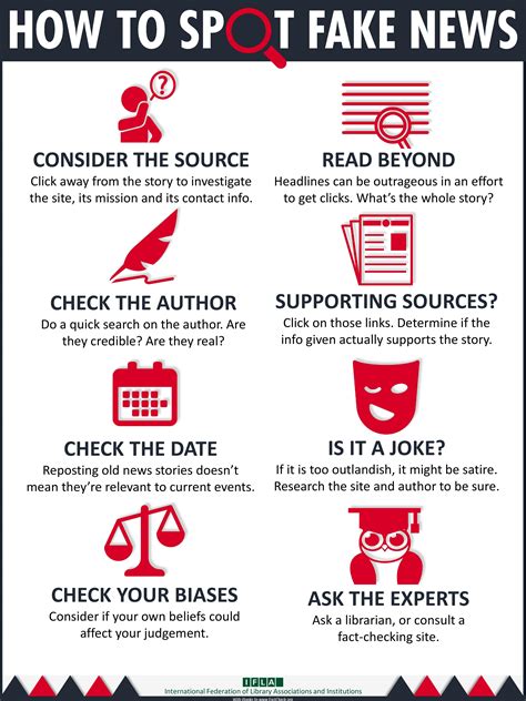 ifla s how to spot fake news poster in many languages