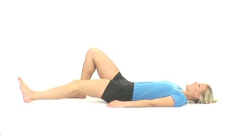Draw In Maneuver Supine With Heel Slide Youtube
