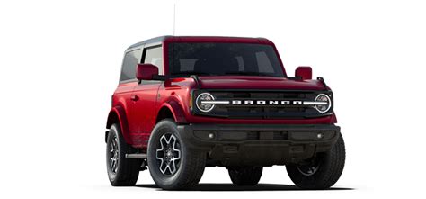 2021 Ford Bronco Outer Banks 2 Door 4wd Suv Standardequipment