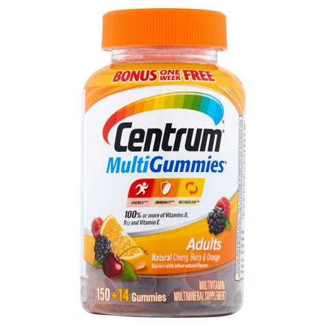 Centrum Multigummies Adult Multivitamin Gummies 164 Ct