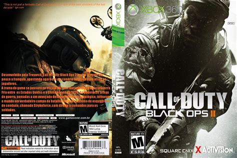 Capa Cover Caratula Xbox360 Call Of Duty Black Ops Ii Capa Scan