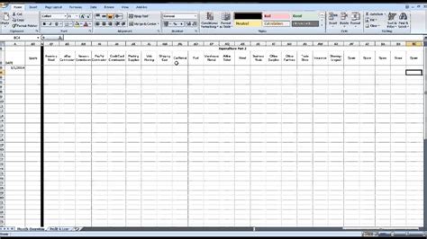 Free Quickbooks Templates Free Bookkeeping Templates Spreadsheet In