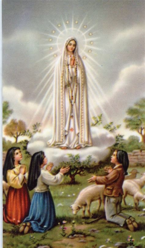 Our Lady Of Fatima 2 Holy Card Prayer Card Pack Of 25 Etsy