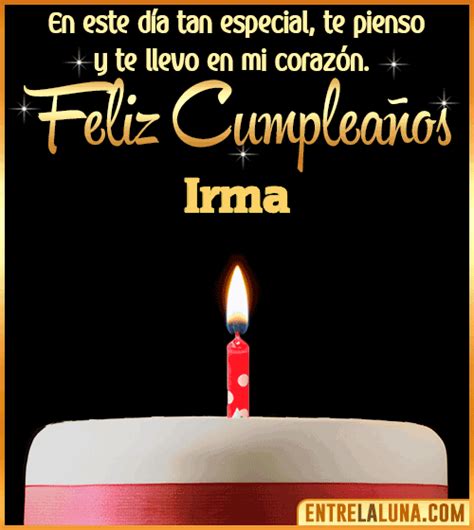 Feliz Cumpleaños Irma  🎂 【felicidades Irma 】🎉