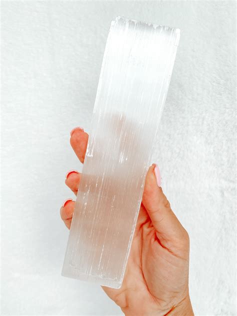 Raw Selenite Charging Plate For Charging Your Crystals