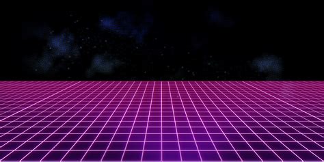 80s Style Grid Grid Wallpaper Synthwave Neon Wallpaper