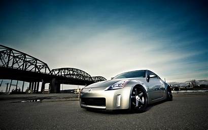 350z Stance Nissan Racing Wallpapers Silver Cars