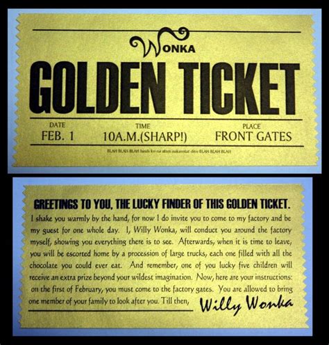 wonka golden ticket template golden ticket template ticket
