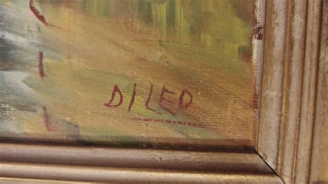 I Have An Oil On Canvas By Dileo Its An Impressionist Style Painting