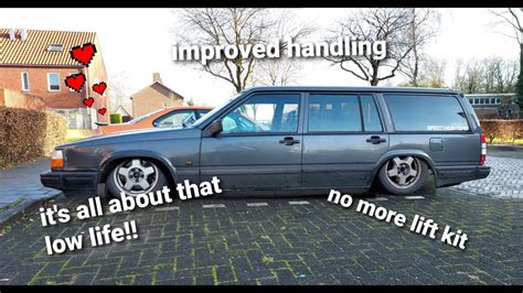 From Lift To Low Lowering The Volvo 740 YouTube