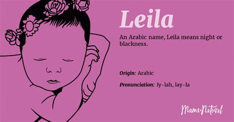Leila Name Meaning Origin Popularity Girl Names Like Leila Mama Natural