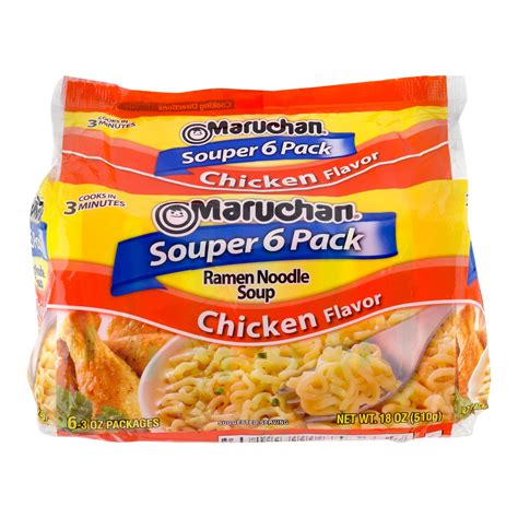 Maruchan Souper 6 Pack Chicken Ramen Noodle Soup 18oz6ct Brickseek