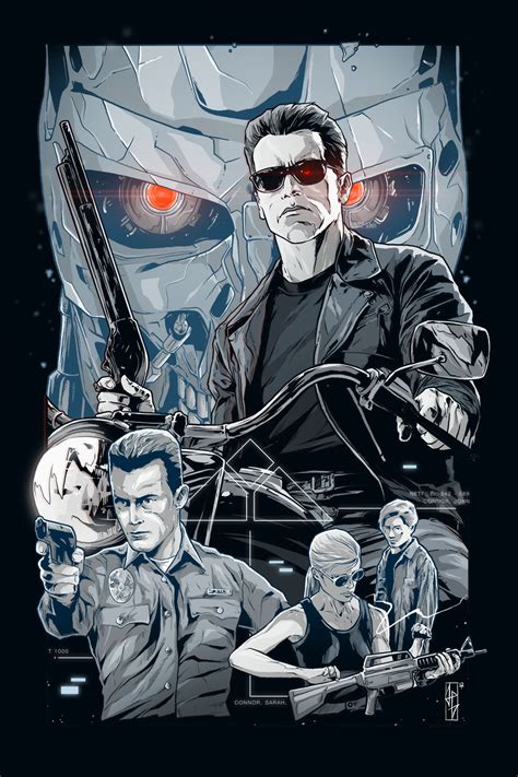 Terminator 2 Poster Art Behance