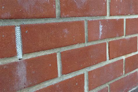 Weep holes should be installed in the masonry head joints above all flashing courses. Weep Holes in Brick and Stone Veneer | JLC Online