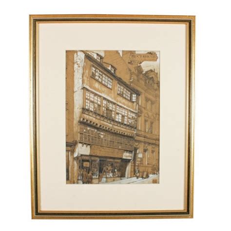 Four Lithographs Of Old Newcastle Antique Lithograph Prints