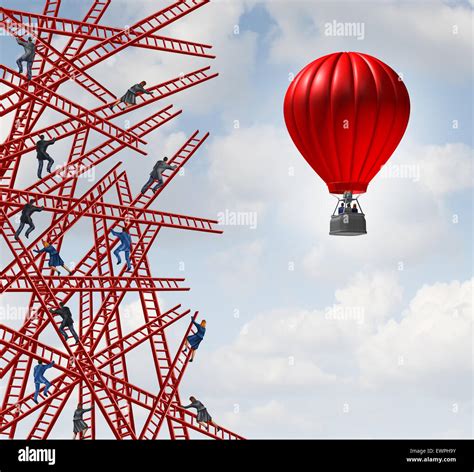 New strategy and independent thinker symbol and new innovative thinking
