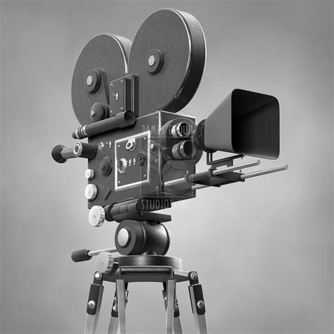 Old Fashoned Movie Camera James Group Studios Inc