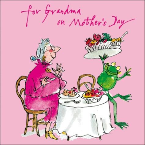 Quentin Blake Grandma Mothers Day Greeting Card Cards