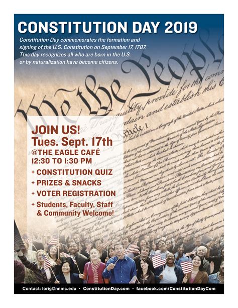Constitution Day 2019flyer Northern New Mexico College