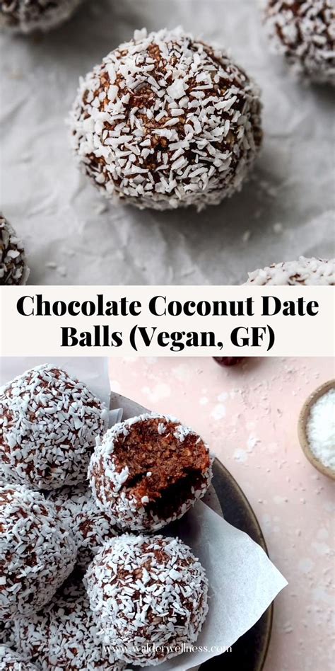 Easy Chocolate Coconut Date Energy Balls Vegan Walder Wellness Rd