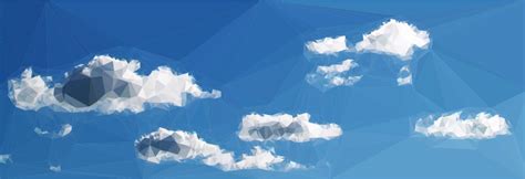 Low Poly Blue Sky 8 Openclipart