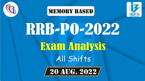 Ibps Rrb Po Exam Analysis All Shifts Asked Questions Expected Cut