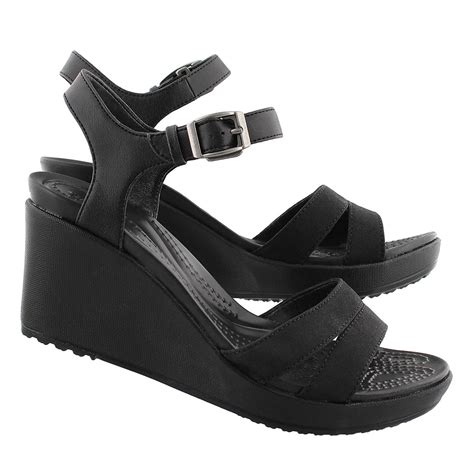 Crocs Womens Leigh Ii Ankle Strap Wedge Sandal Ebay